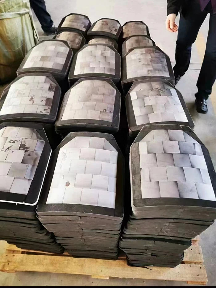 Aluminium Oxide Uhmwpe Panel Insert Protective Front Back Hard Lightweight Ceramic Vest Armor Plate Carrier Uhmwpe Armor Plate - Image 4