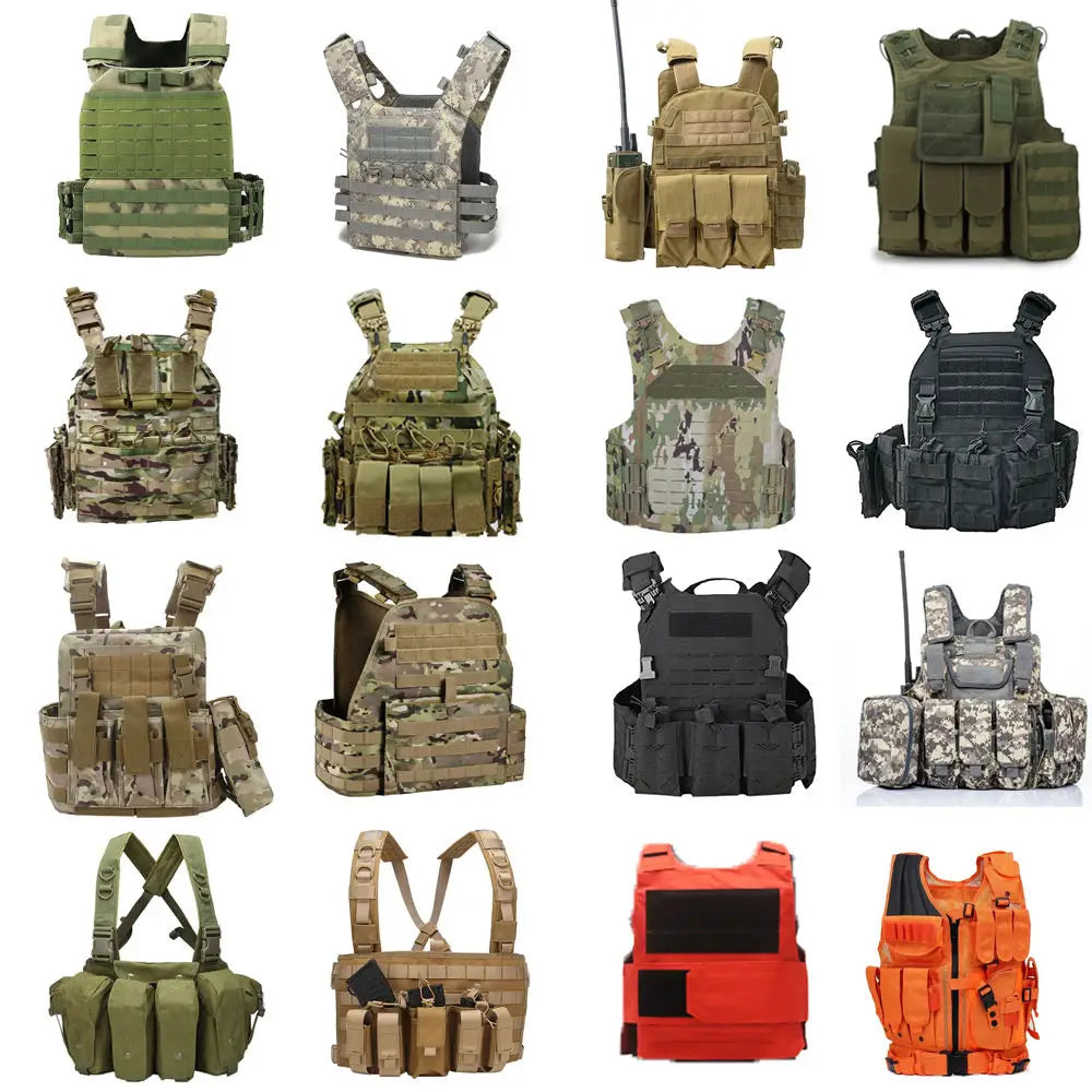 Tactisch Multifunctional Tactical Gear Equipment Supplies Black Security Tactical Ballistic Vest - Image 4