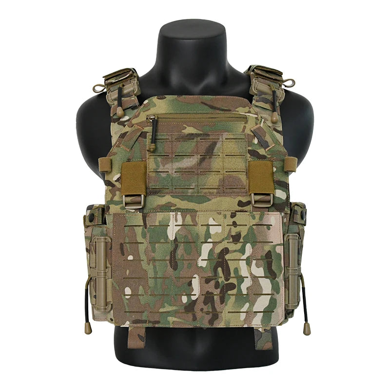 1000D Nylon Tactical Plate Carrier Vest Lightweight Outdoor Chalecos Tactico Paintball Vest With Molle System - Image 4