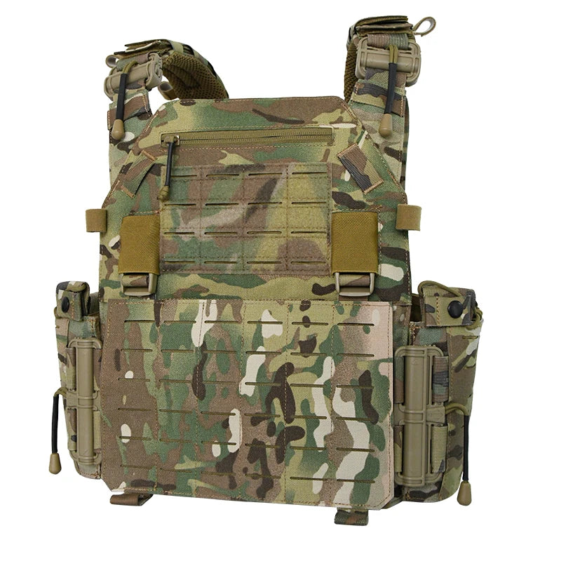 1000D Nylon Tactical Plate Carrier Vest Lightweight Outdoor Chalecos Tactico Paintball Vest With Molle System - Image 5