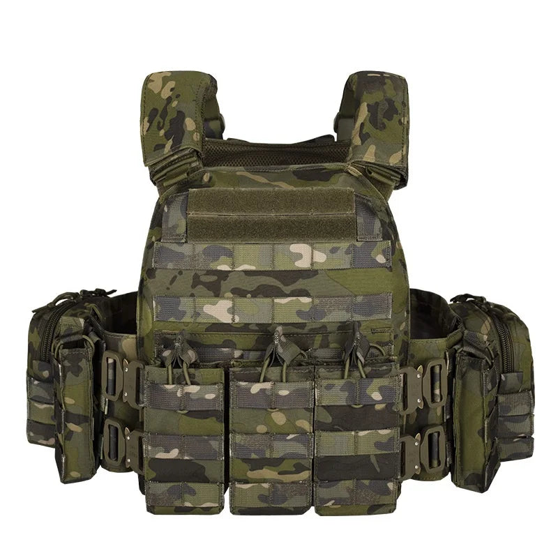 Tactical Vest Duty Equipment Quick Release Plate Carrier Light Weight Custom Camo 6094 Plate Carrier - Image 3