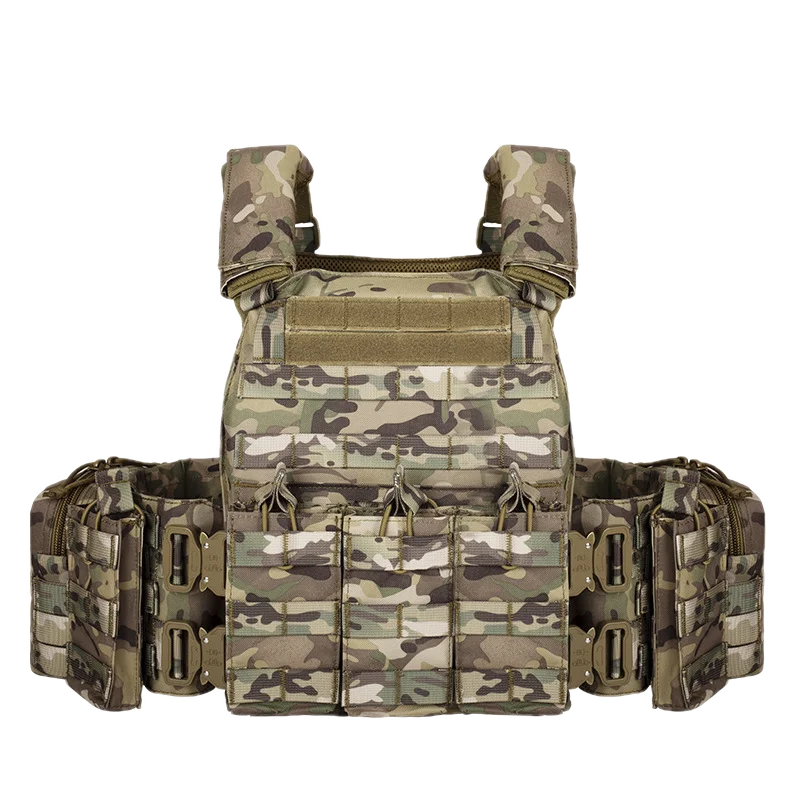 Tactical Vest Duty Equipment Quick Release Plate Carrier Light Weight Custom Camo 6094 Plate Carrier - Image 6