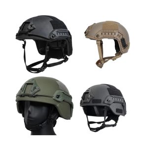 PE, KEVLAR Tactical Fast Ballistic Helmets With Wendy Suspension