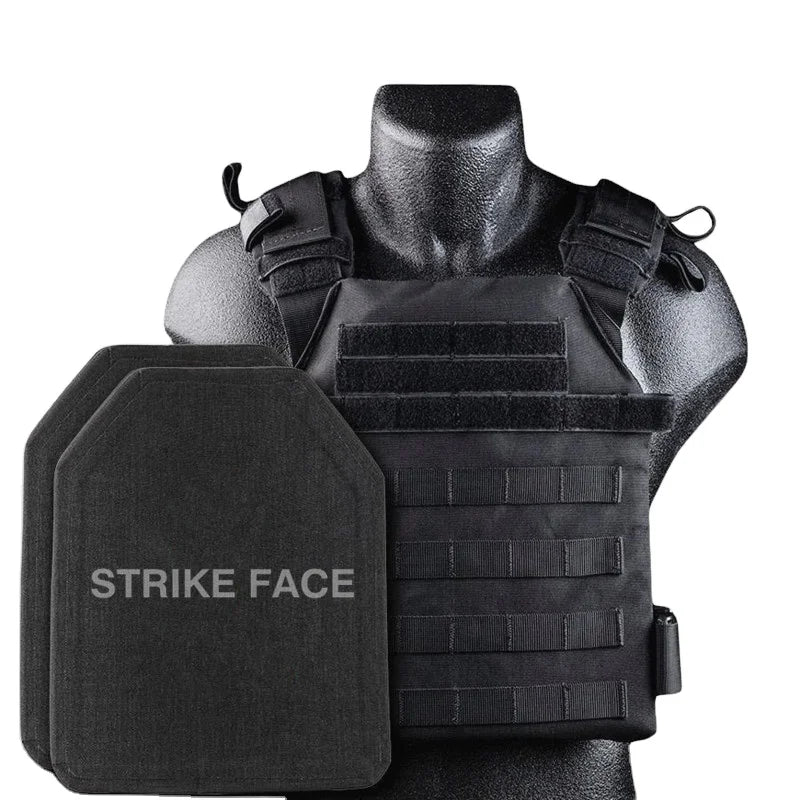 Wholesale Nylon Oxford Plate Carrier Molle Safety Black Tactical Vest